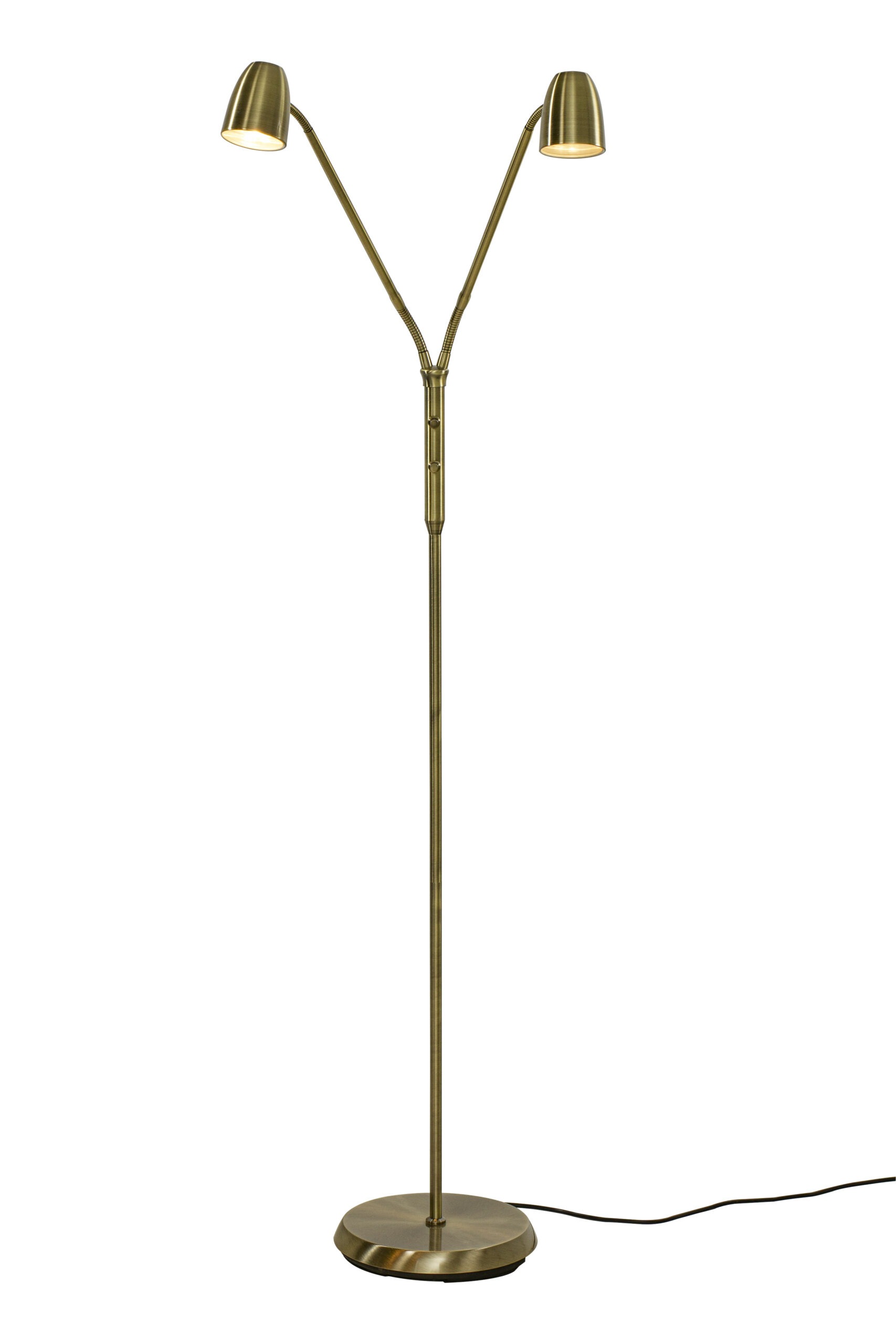 SANDNES golvlampa dubbel, antik - Aneta Lighting - 2