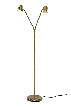 SANDNES golvlampa dubbel, antik - Aneta Lighting