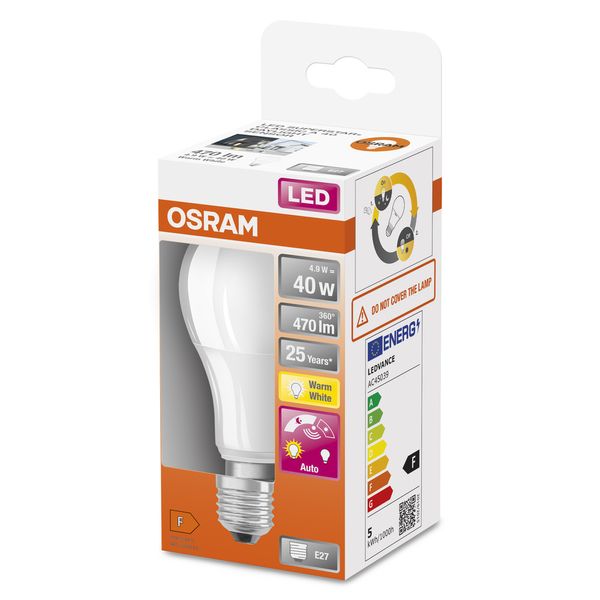 LED E27 Skymningsrelä 40W (4,9W) - Osram