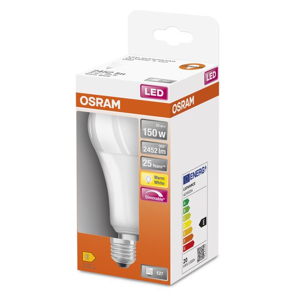 Dimbar LED Matt E27 150W (20W) - Osram