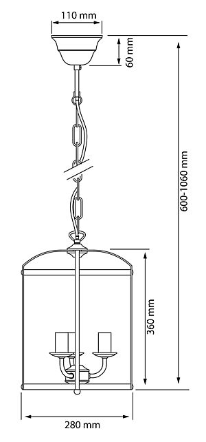 BUDGIE taklampa Ø28, antik - Aneta Lighting - 5
