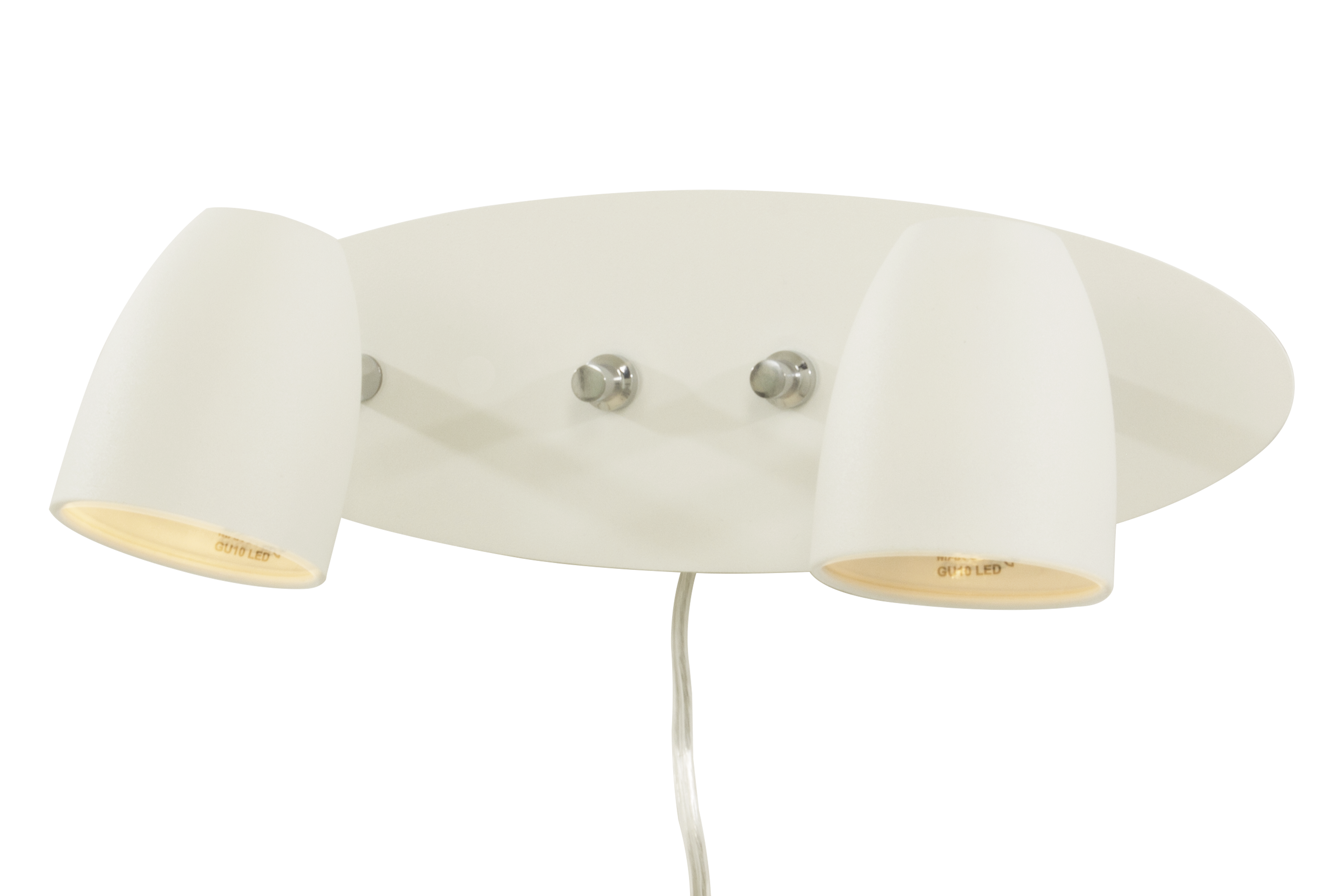 SANDNES vägglampa. dubbel, vit - Aneta Lighting - 3