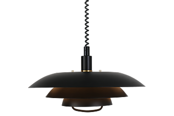 EPSILON taklampa med hiss, svart - Aneta Lighting