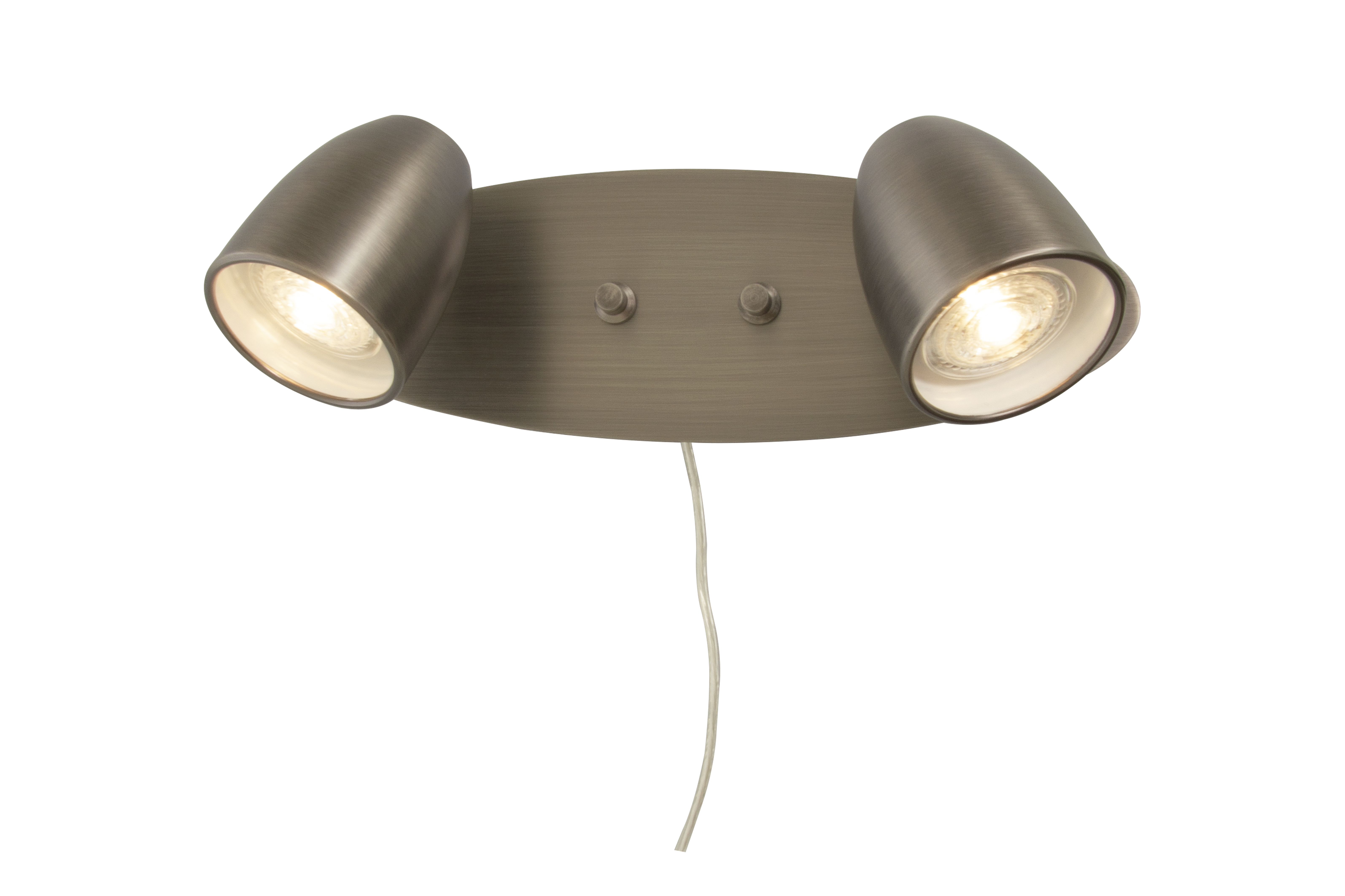 SANDNES vägglampa dubbel, tenn - Aneta Lighting - 2