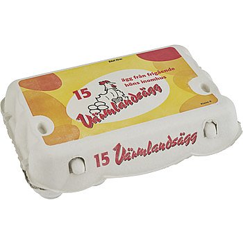 Ägg 15p x 12krt  frigående från Värmlandsägg