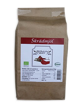 Björkaholm KRAV  Skrädmjöl, 12 st x 1 kg