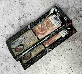 Hemgården Alvedsrökt bacon skivad, 600 g. 