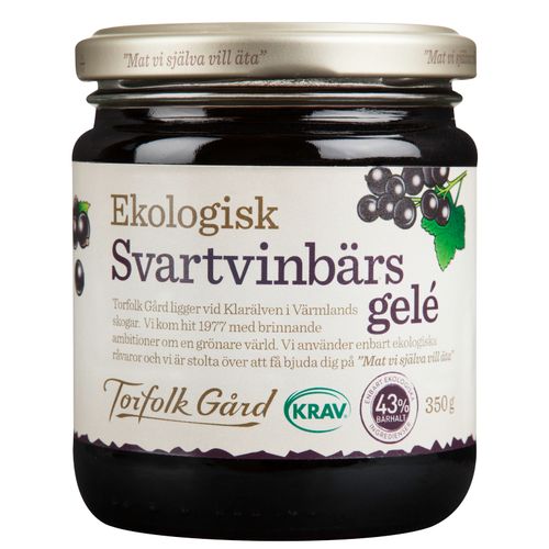 Torfolk Svartvinbärsgelé KRAV
