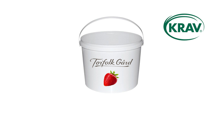 Torfolk KRAV Jordgubbssylt 5 kg.