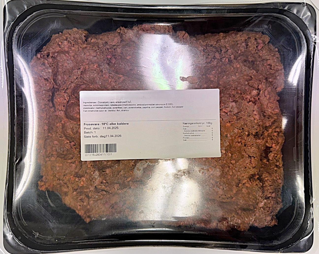 VARUPROV! Purply färs 800 g - 2