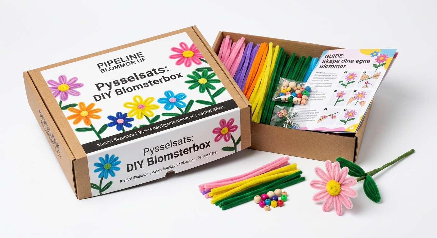Blomsterboxen – Skapa Dina Egna Piprensarblommor - 2