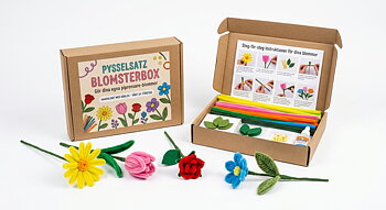 Blomsterboxen – Skapa Dina Egna Piprensarblommor