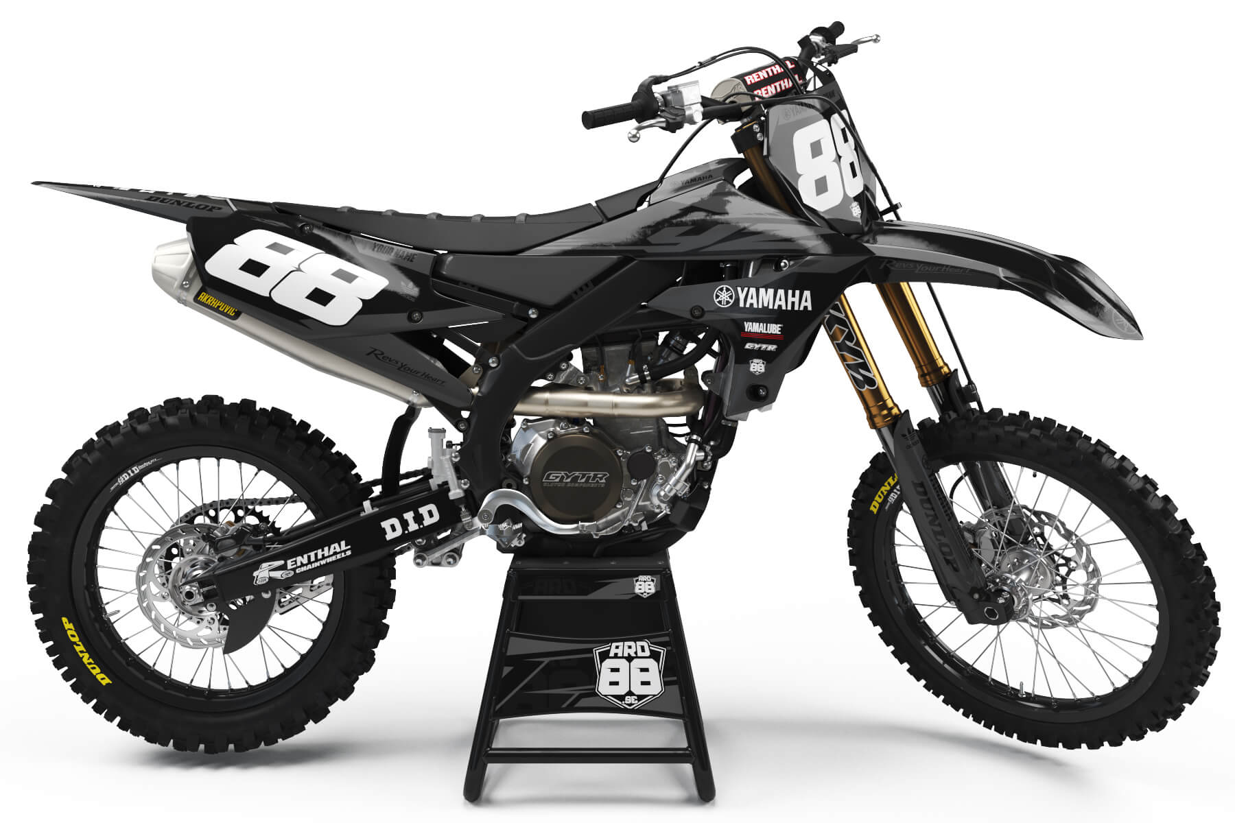 Yamaha Gray on Black