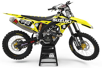 Dekalkit Suzuki Black and Yellow