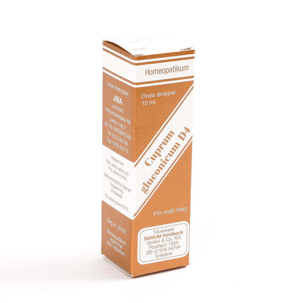 Cuprum gluconicum D4 dr 10 ml (24212C  06/2029)