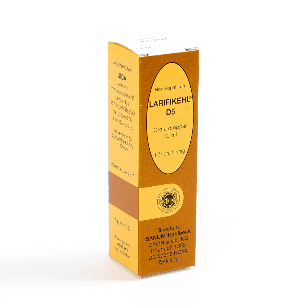 Larifikehl D5 dr 10 ml  (23307G  08/2028)