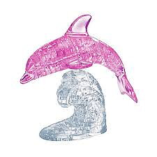 Crystal Puzzle Dolphin (pink)