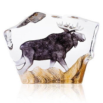 Mats Jonasson Målerås Wildlife Målad Älg