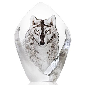 Mats Jonasson Målerås Wildlife Målad Varg