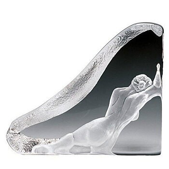 Nybro Crystal Bookend Eve