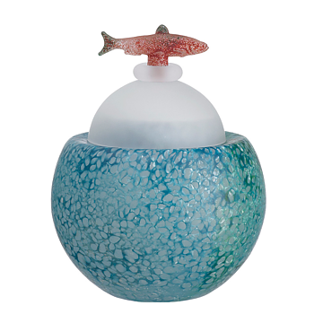 Kosta Boda Reef Burk med lock