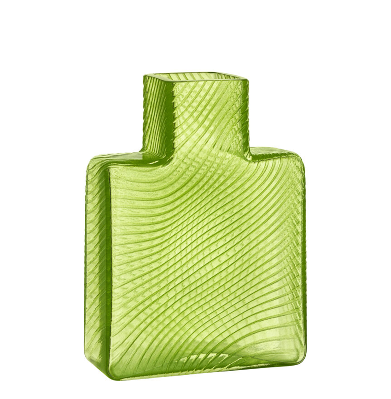 Kosta Boda Because Green Stripes