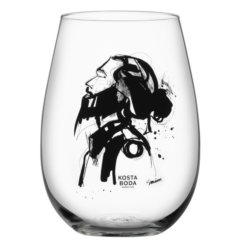 Kosta Boda All About You Tumbler Love Him