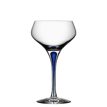Orrefors Intermezzo Blå Champagneskål