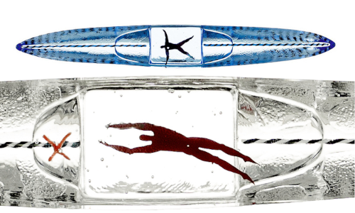 Kosta Boda Drifter Boat