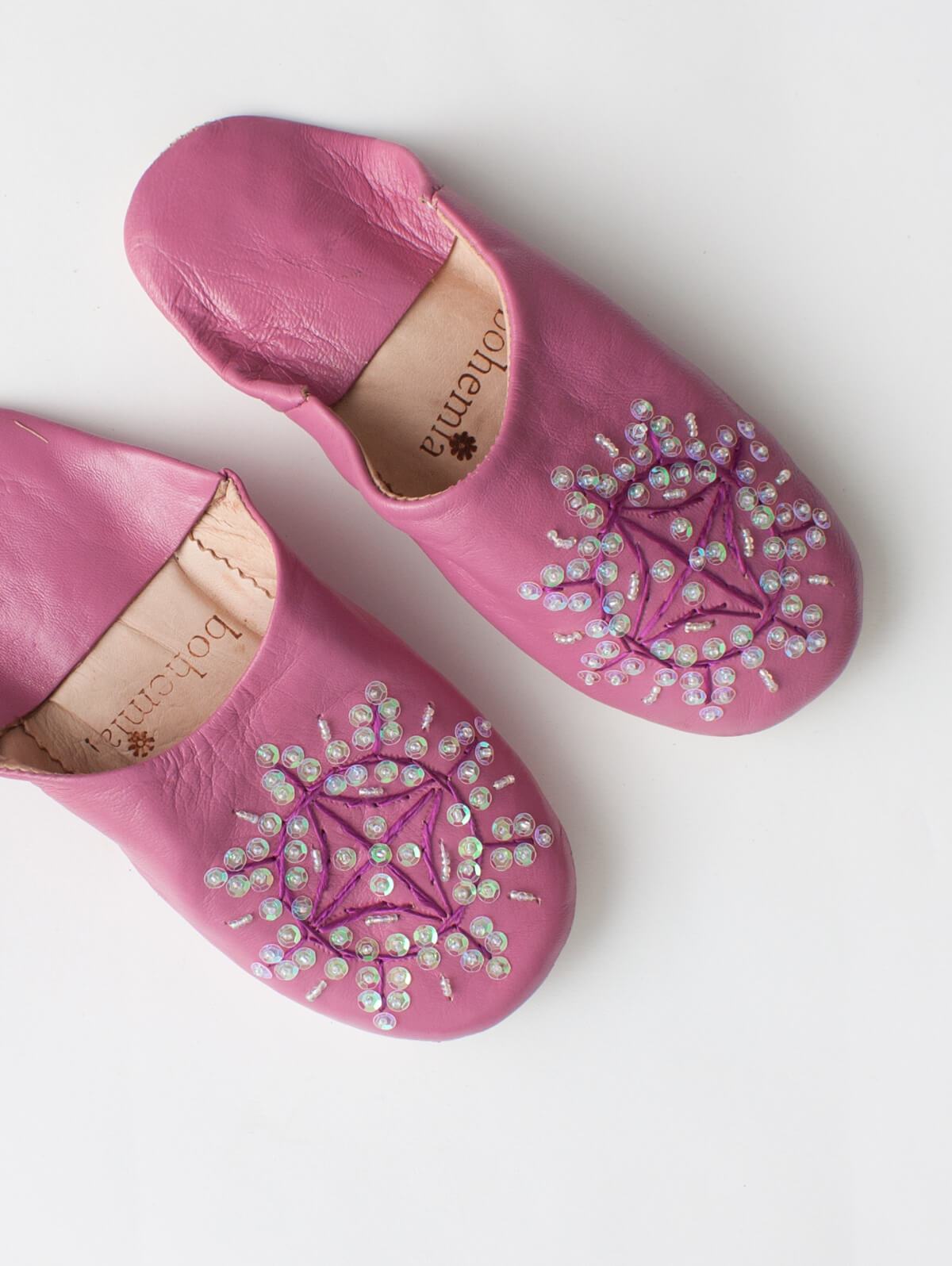 Marockanska Babuche - FUCHSIA - 2