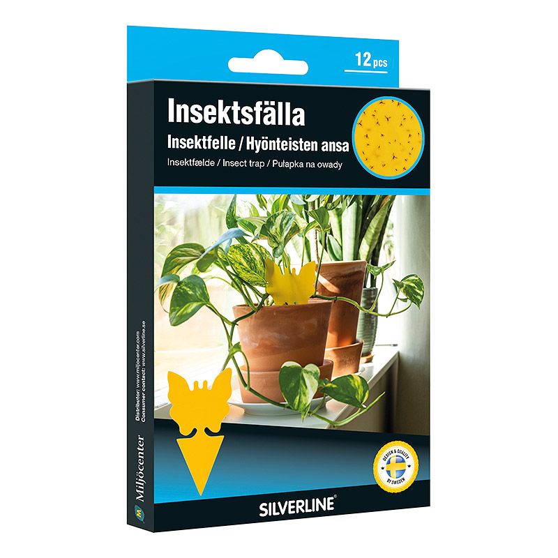 Insektsfälla krukväxt - Limfjäril 12-pack