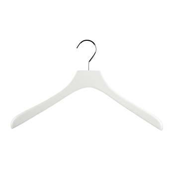 Svängd trägalge i vitt, 42 cm