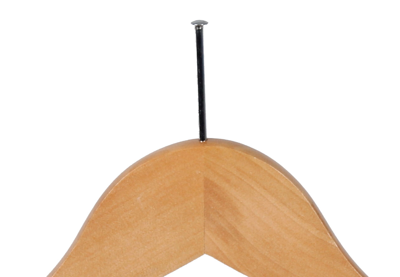 Hanger, bar & hotel print 820B, 45cm, natural, 50pcs / pack. - 2