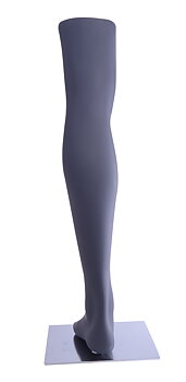 Jalka lautasella, tummanharmaa