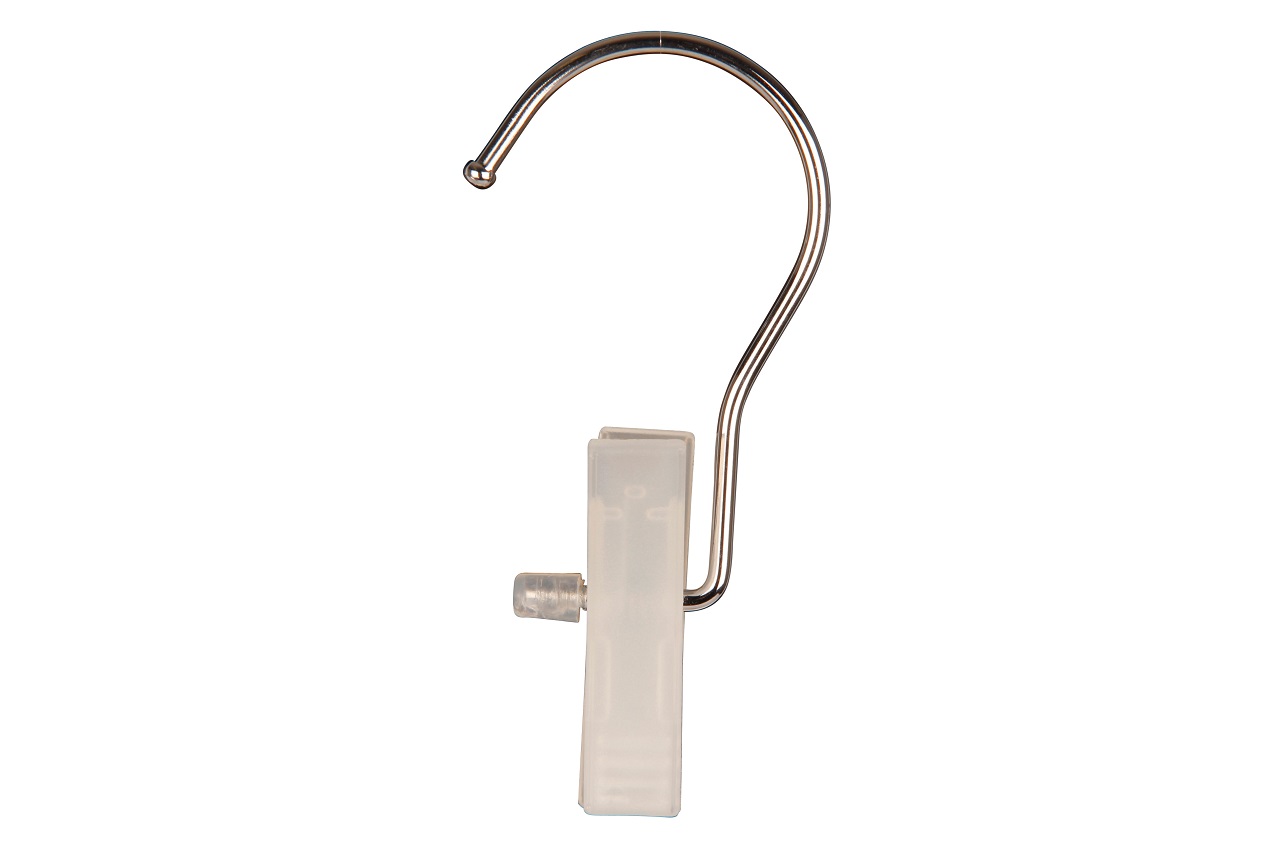Glove hanger transparent 12 cm, 100 pcs / pack.