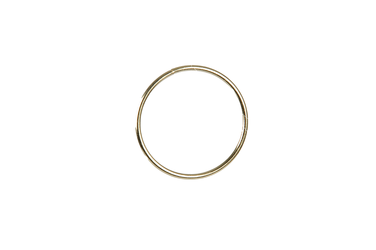 Tilbehørsring 642, guld 100 stk/pakke