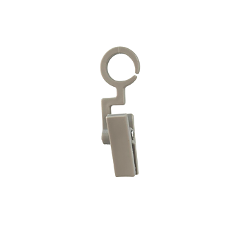 Tørklædeclips 4,8cm grå