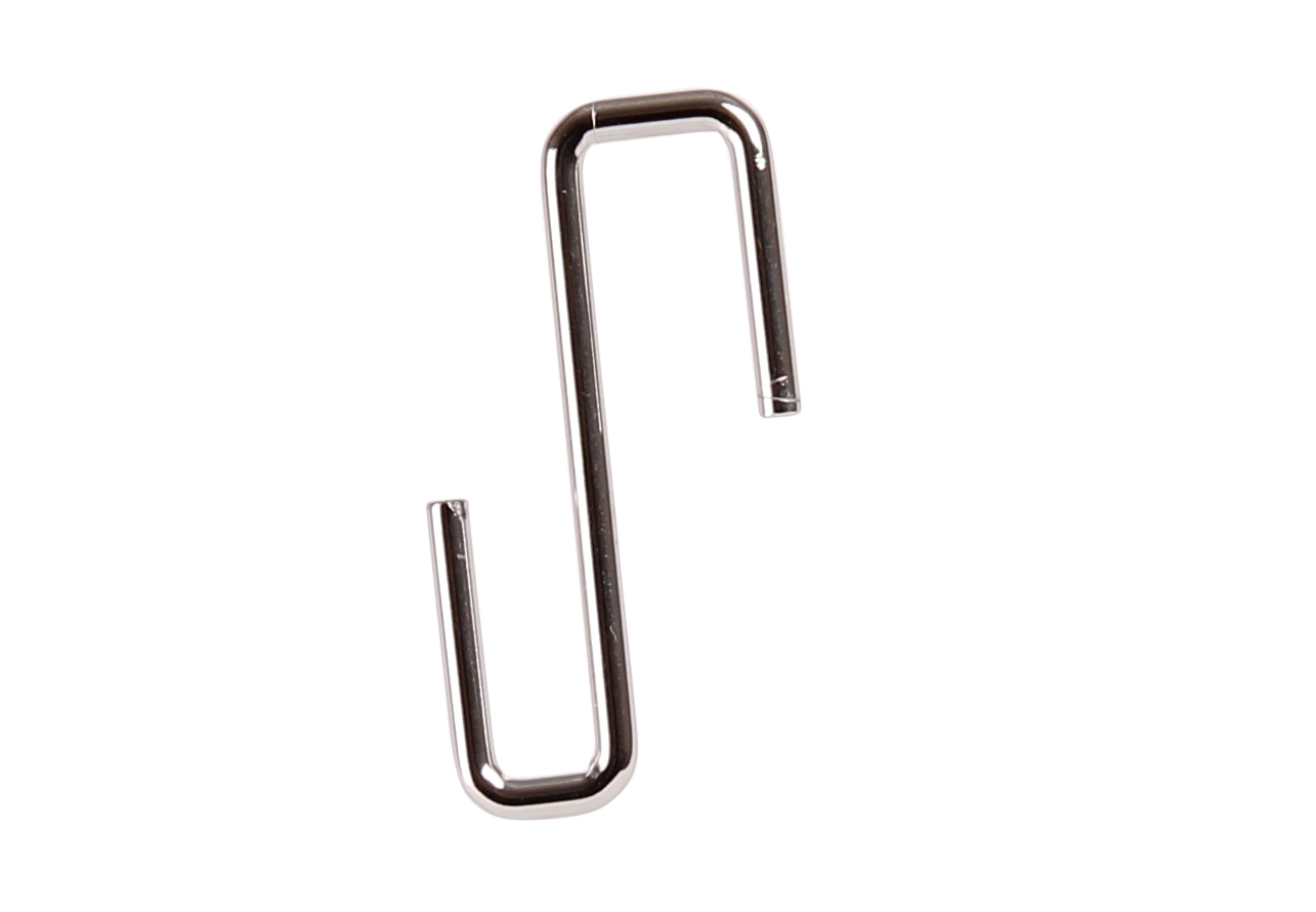 S-krok 17051 6,5cm krom, 100st/förp.