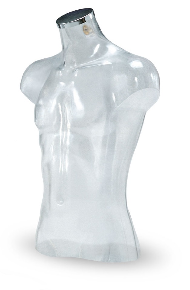 Torso miehet, lyhyt, läpinäkyvä 1/ pakkaus