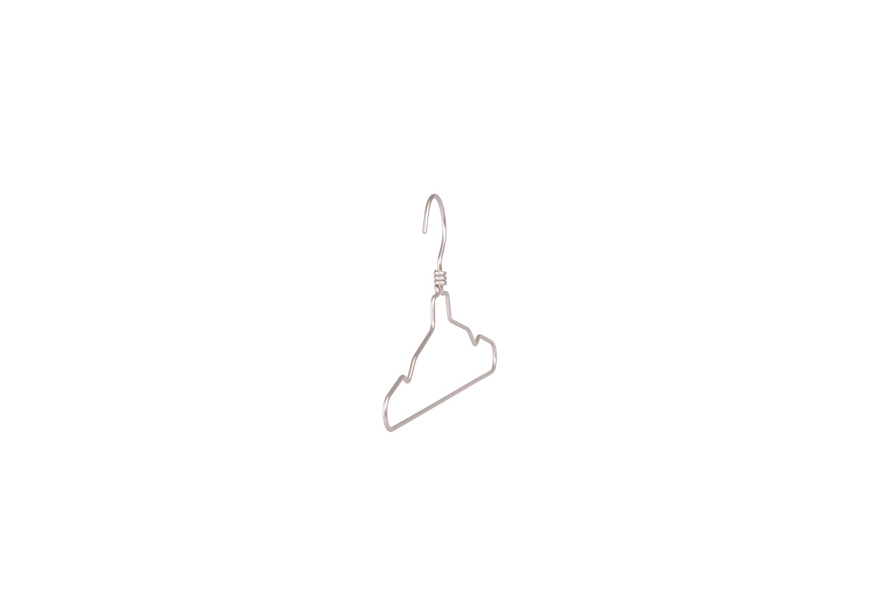 Blouse hanger 602 33cm aluminum, 30 pcs / pack - 2