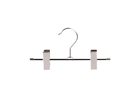 Clip hanger 612 20cm, chrome, 100pcs / pack.
