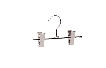 Clip hanger 612 20cm, chrome, 100pcs / pack.
