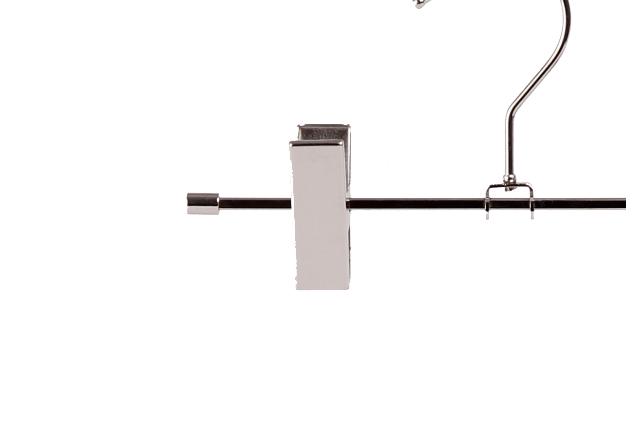 Clip hanger 612 20cm, chrome, 100pcs / pack. - 3