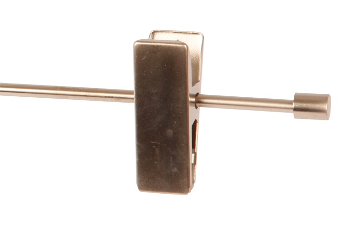 Clip hanger 612 24cm, satin 100pcs / pack. - 3
