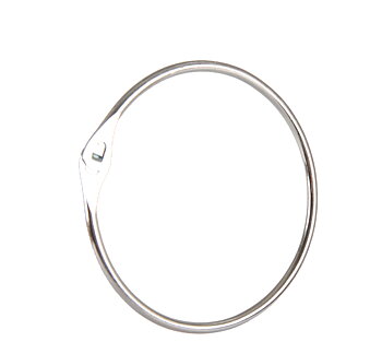 Tørklædering 9cm, chrom