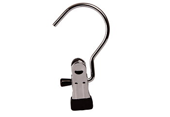 Klemme m. stor krog 11,5cm chrom