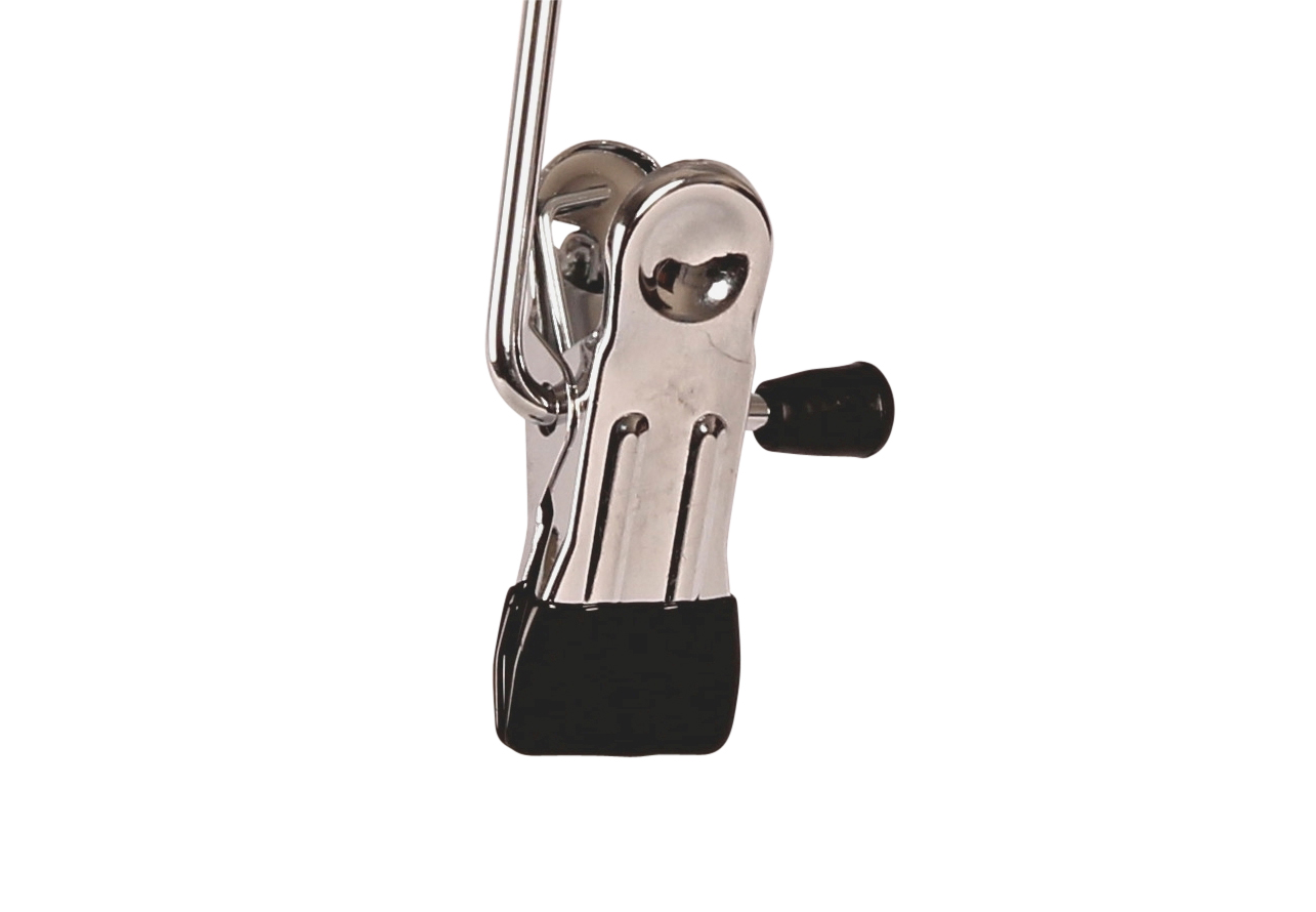 Single clip 689 small hook 10.5cm chrome / black, 100pcs / pack. - 3