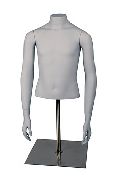 Junior torso, lys grå