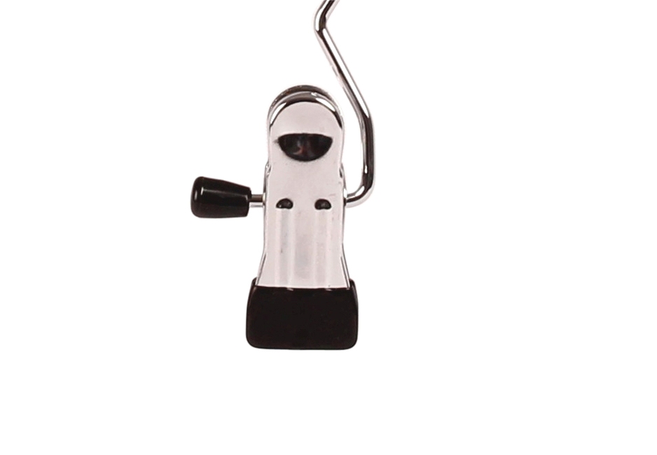 Enkeltklips 686 11 cm, krom/svart, 100stk/pakke. - 3