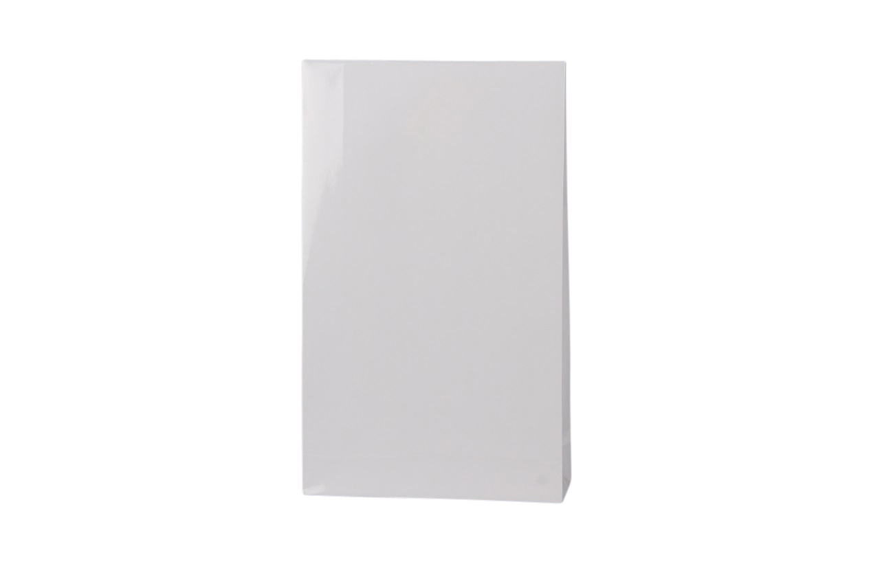 Gift packaging 200x60x330mm, 50pcs / pack. White